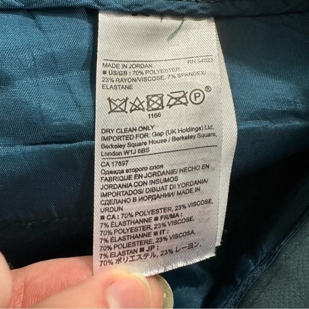 Banana Republic Green Trouser Work Pants Size 0 Professional Office Career - Picture 12 of 14